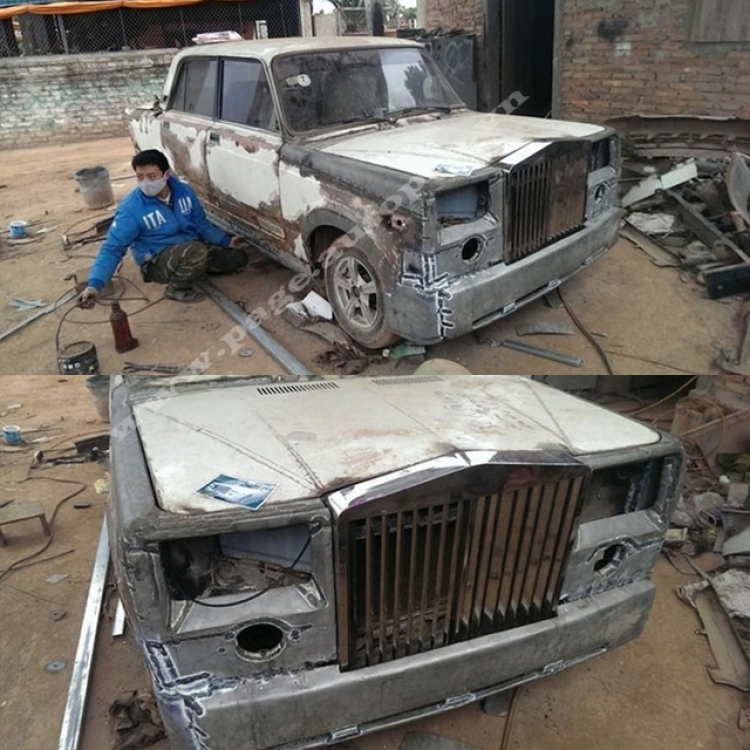 Ấn tượng những chiếc Rolls-Royce Phantom làm từ xe ‘đồng nát’ tại Việt Nam