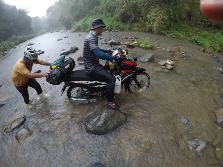 [Offroad 2 bánh] K'Tường - Tam Bố: Mưa, dốc lầy, lạnh, kiệt sức...