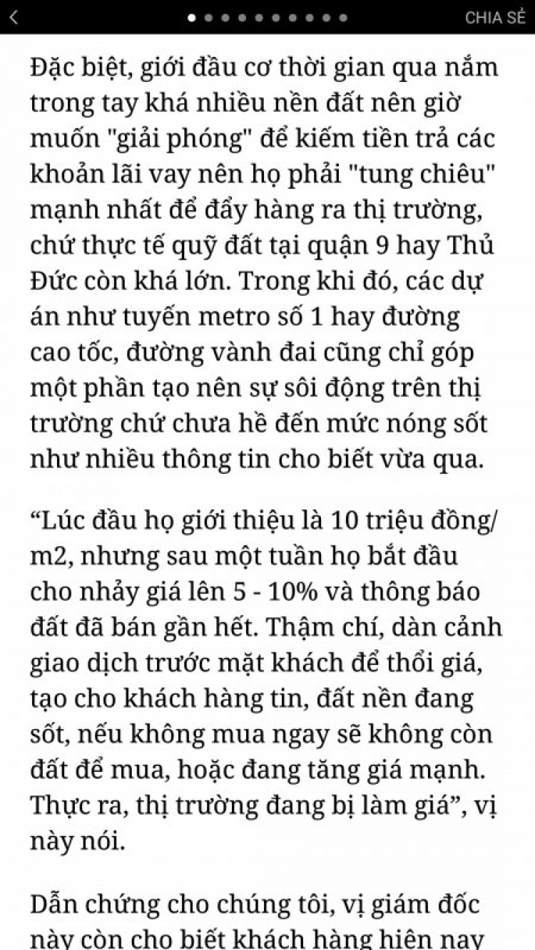 Nhà đất có mùi...tanh tanh...