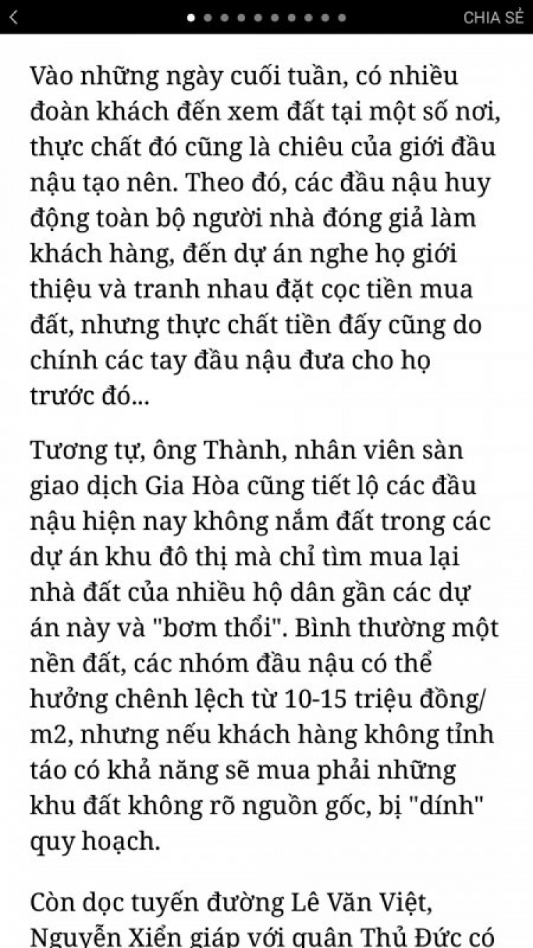 Nhà đất có mùi...tanh tanh...