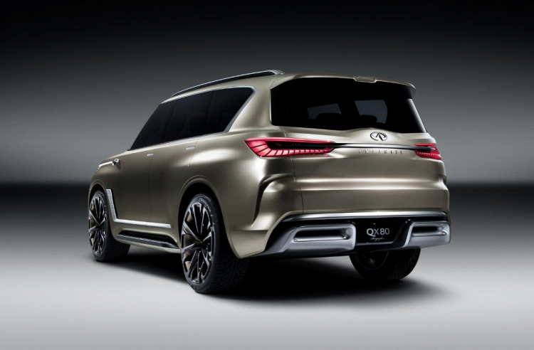 Infiniti QX80 2018 vẫn chia sẻ khung gầm và động cơ của thế hệ cũ