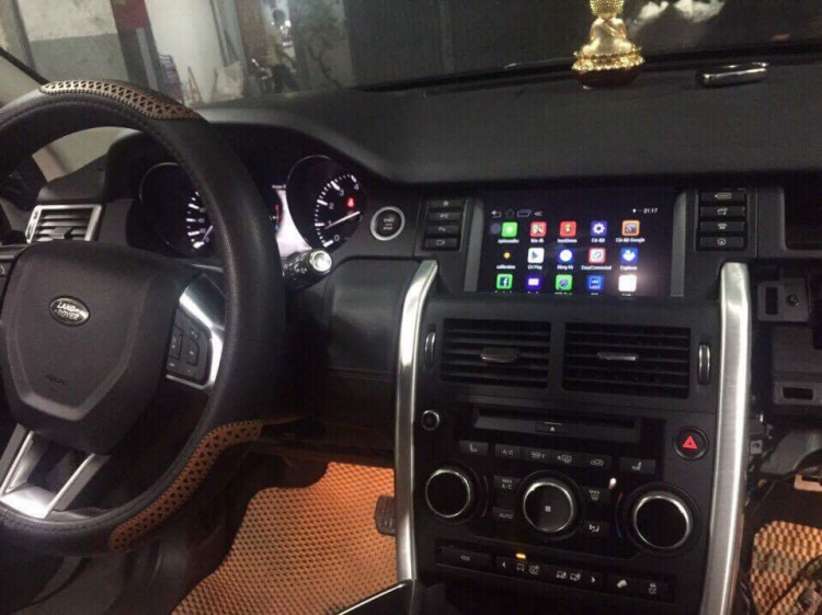 Nâng cấp màn hình androi cho Land Rover mời các bác xem chơi