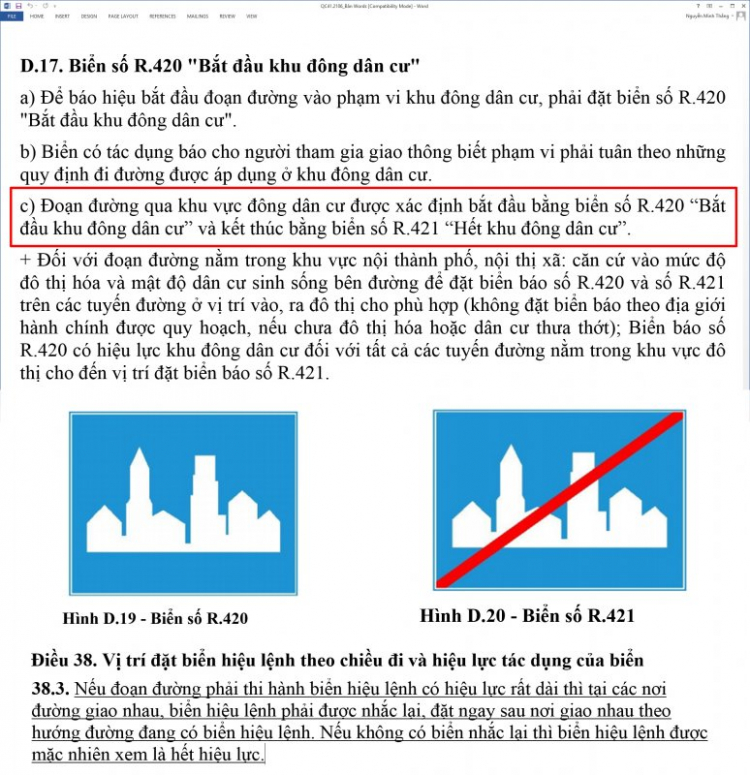 Biển KDC hết hiệu lực khi tới giao lộ?