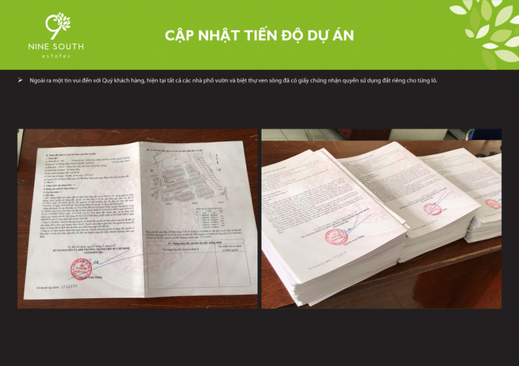 Thông tin về dự án Nine South estates - Nam Sài Gòn Thông tin về dự án Nine South estates - Nam Sài Gòn