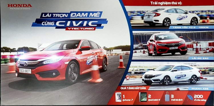 TRẢI NGHIỆM THÚ VỊ FUN TO DRIVE VỚI HONDA CIVIC 1.5 TURBO 2017