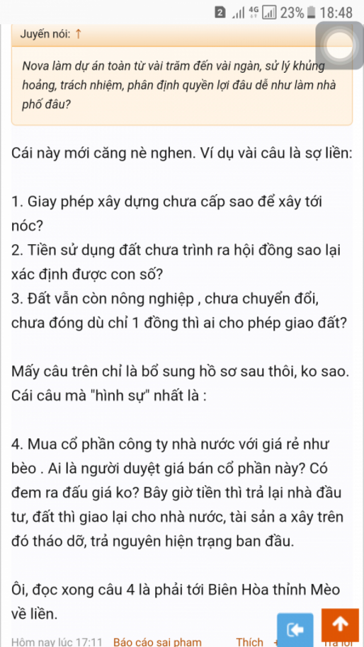 Dự án Nova bị đình chỉ