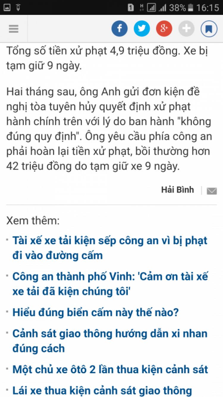 Đọc báo hôm nay: vụ án "đọc biển báo"!!!