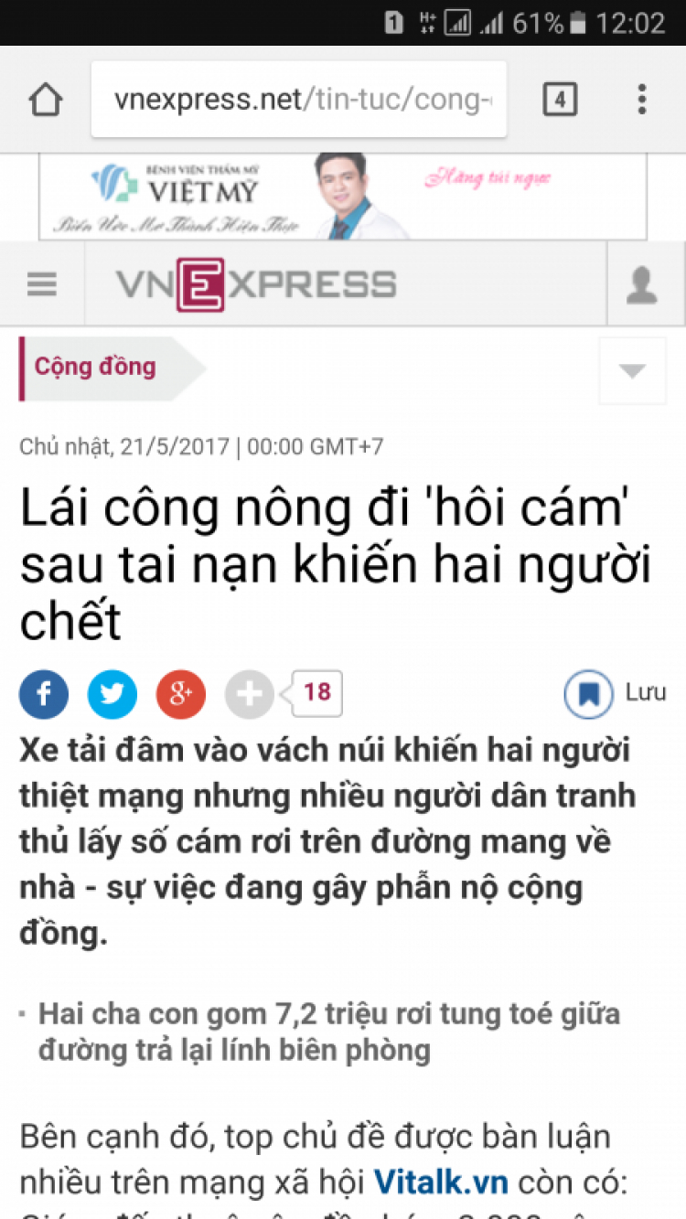 Vụ trọng tải này ai thắng xxx hay tài xế?