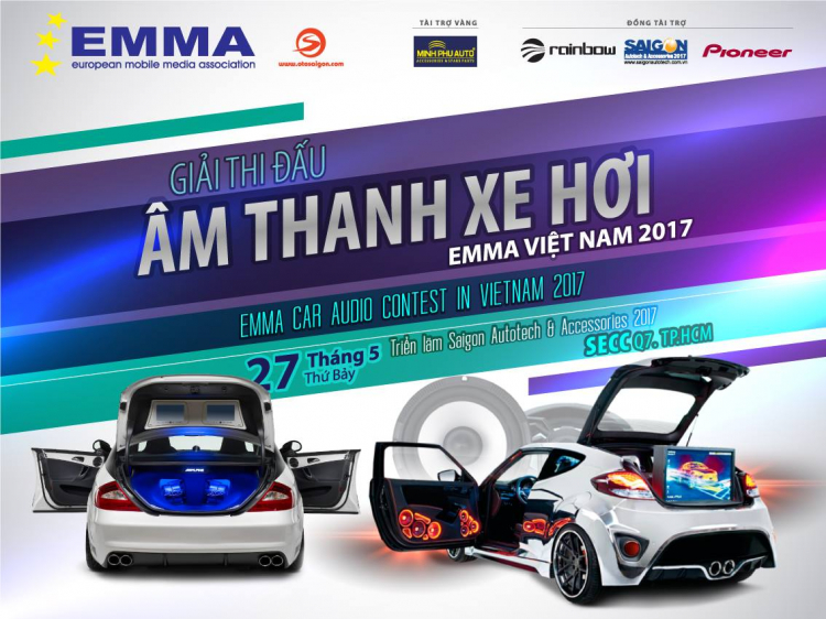 Giải thi đấu âm thanh xe hơi Emma tại Saigon Autotech & Accessories 2017