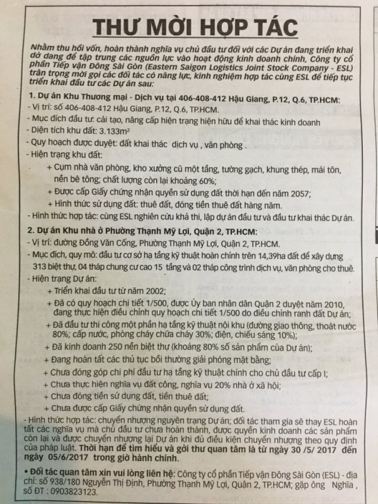 Có bác nào dính dự án ở TML chưa đóng sử dụng đất và bị sang nhượng này k?