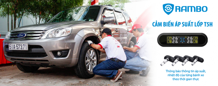Review cảm biến áp suất lốp CareUD Review cảm biến áp suất lốp CareUD