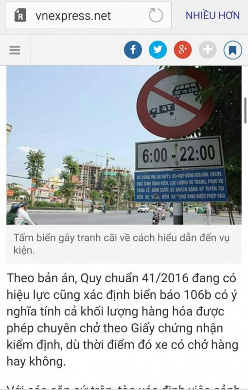 Vụ trọng tải này ai thắng xxx hay tài xế?