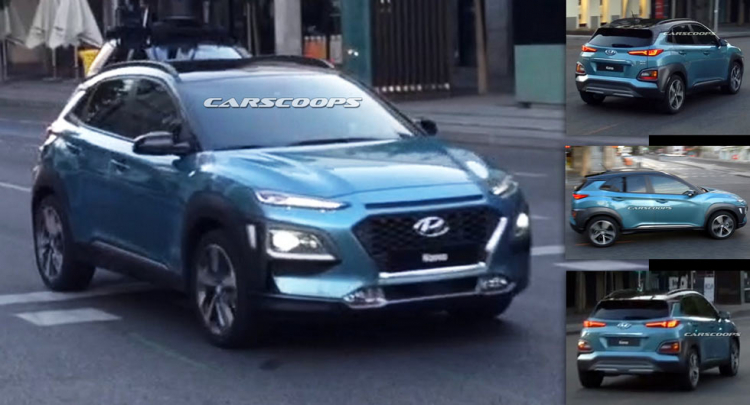 Hyundai Kona lộ diện tại châu Âu