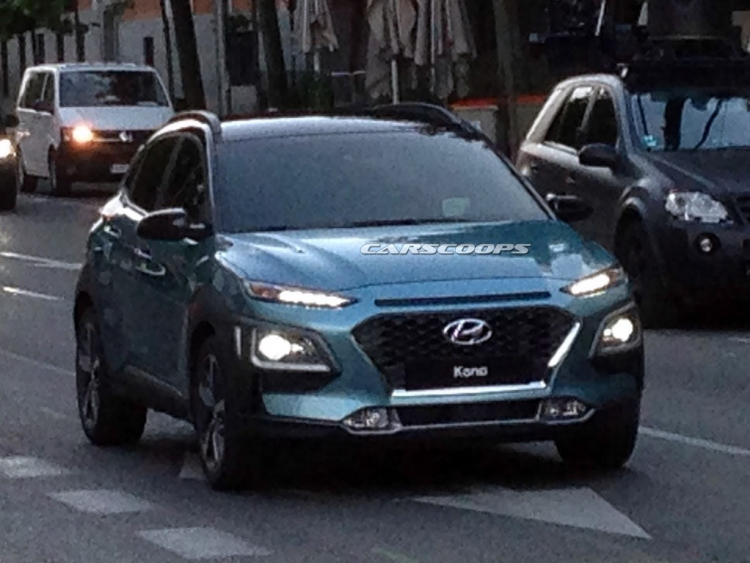 Hyundai Kona lộ diện tại châu Âu