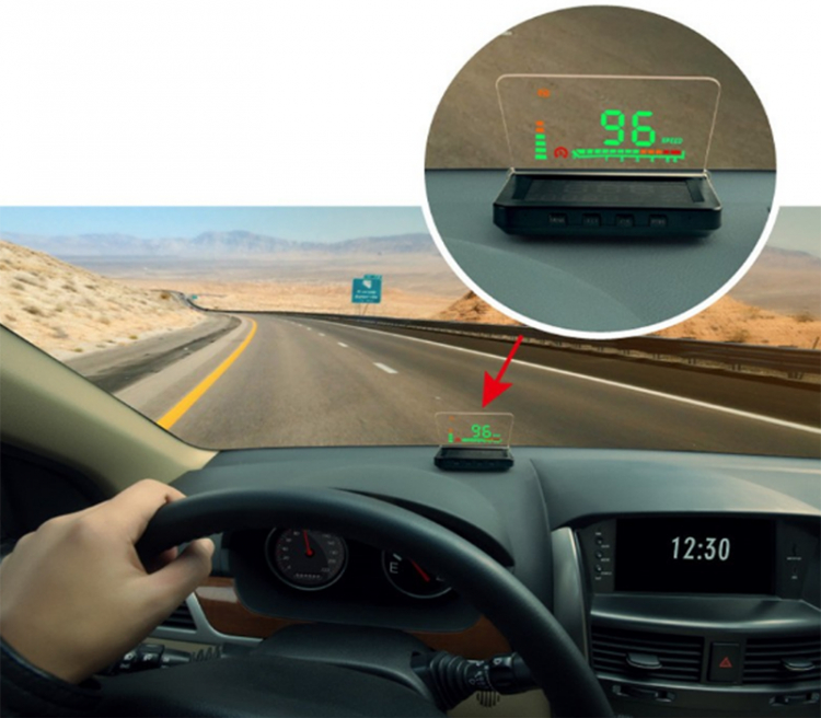 HUD Trên xe Toyota Yaris