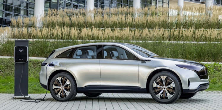 Xe điện EQ của Mercedes sẽ được sản xuất từ 2019