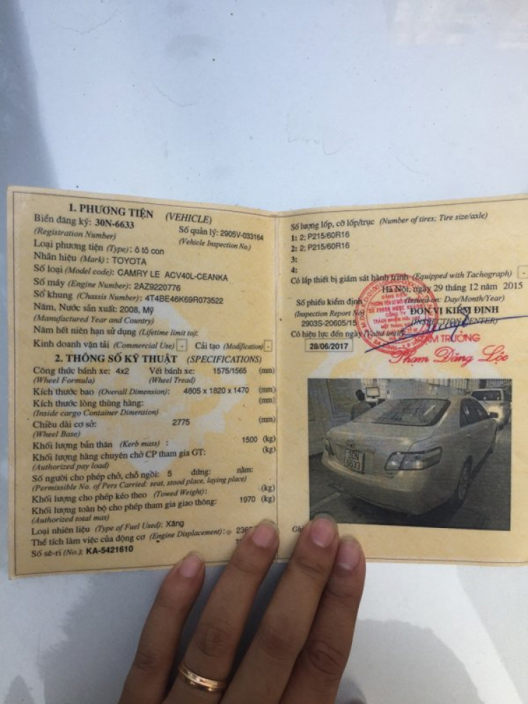 Camry: Trao đổi kinh nghiệm sửa chữa, phụ tùng Camry 8X 9X 0X (Đời 86 đến 2000) Camry: Trao đổi kinh nghiệm sửa chữa, phụ tùng Camry 8X 9X 0X (Đời 86 đến 2000)