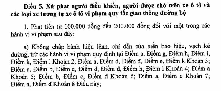 Bị phạt ở đường Hàm Nghi Quận 1 vì vào lane xe buýt