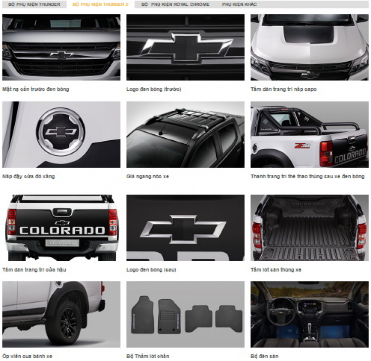Cách tân Chevrolet Colorado với gói độ chính hãng Cách tân Chevrolet Colorado với gói độ chính hãng