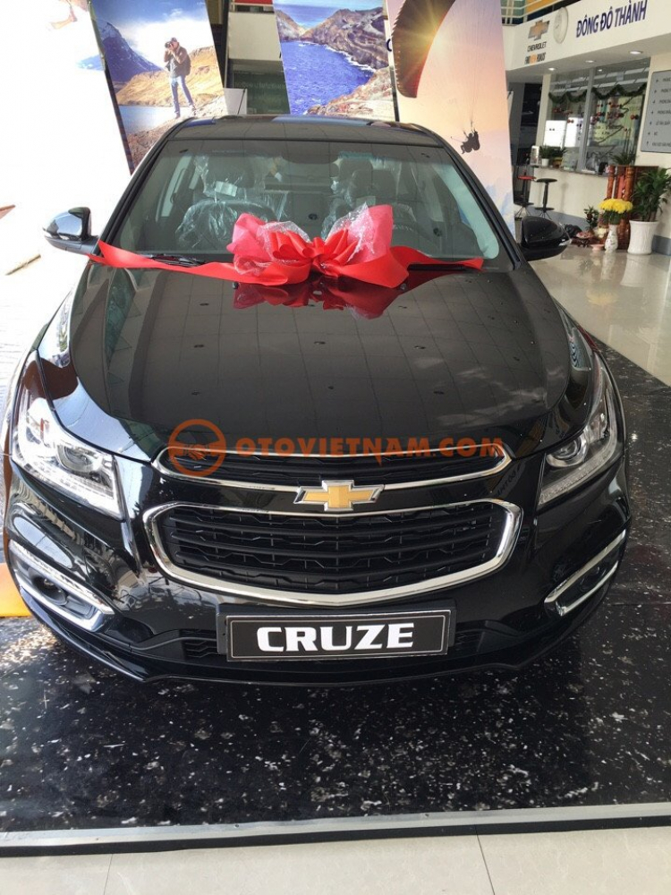 Chevrolet Cruze 2017 Hỗ trợ vay 100% giá xe