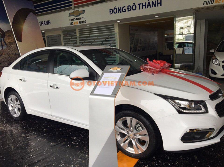 GIẢM NGAY 60TR KHI MUA XE CHEVROLET CRUZE 2017