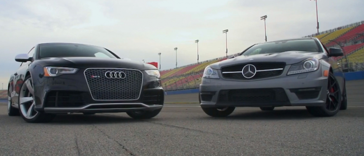 Clip: Audi RS5 và Mercedes-Benz C63 AMG so tài