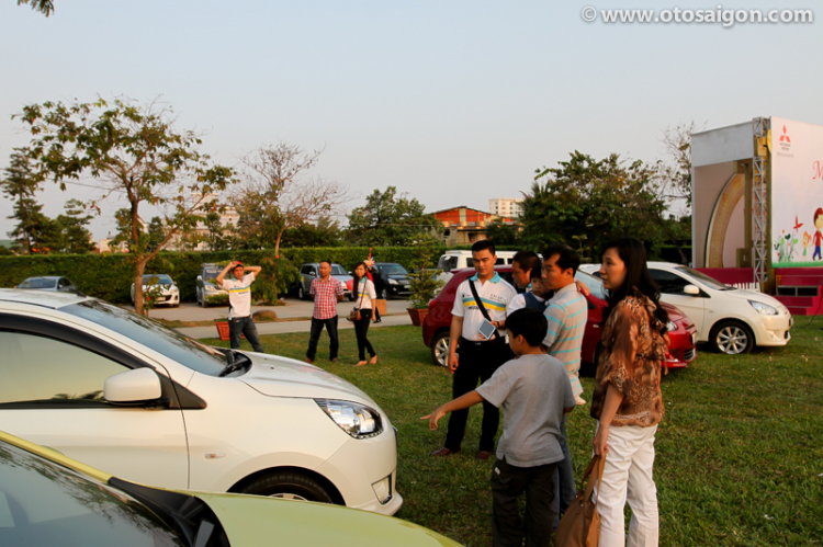 Dàn xe Mitsubishi Mirage đủ màu sắc họp mặt tại TPHCM