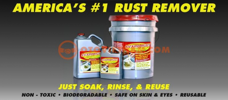 DUNG DỊCH EVAPO-RUST : XÓA TAN GỈ SÉT CHO PHỤ TÙNG KIM LOẠI