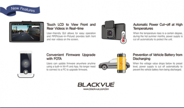 Camera hành trình cao cấp Blackvue Korea , HP (USA) và Interface  Korea cho Merc, BMW, Audi