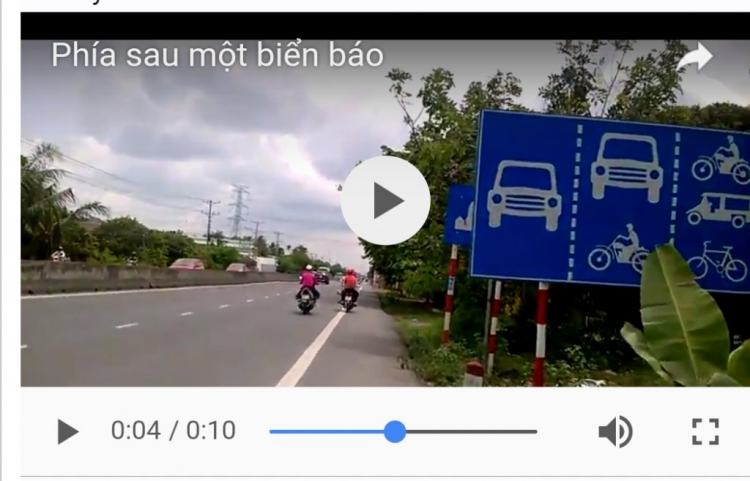 Phía sau một biển báo Phía sau một biển báo