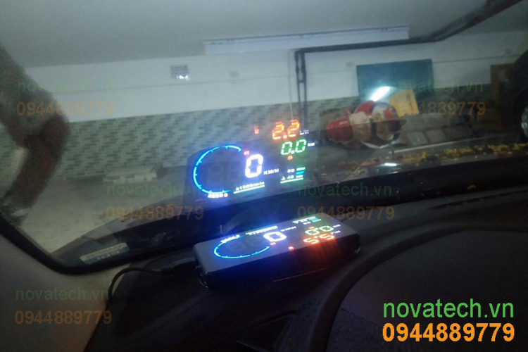 Head Up Display A8 -HUD A8 thế hệ mới nhất, chức năng khủng, nhắc sang số, tiết kiệm xăng - BH 1 năm