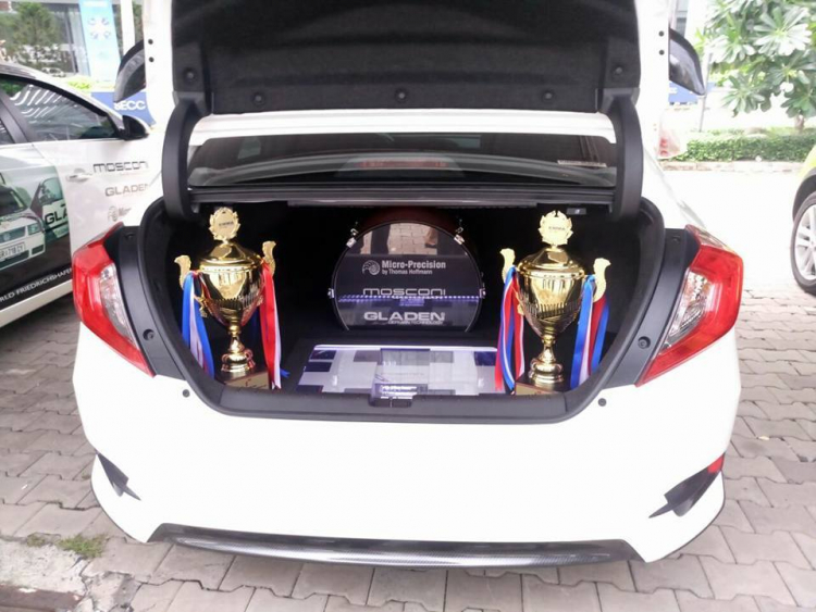 Cấu hình Honda Civic đoạt giải nhất "Best of Sound" và "Master 5000" trong cuộc thi âm thanh xe hơi
