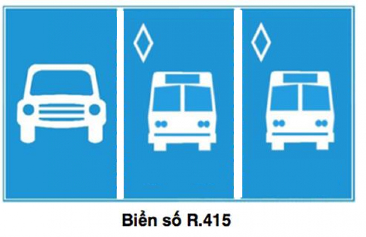 Bị phạt ở đường Hàm Nghi Quận 1 vì vào lane xe buýt