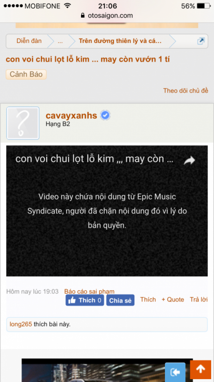 con voi chui lọt lỗ kim ... may còn vướn 1 tí