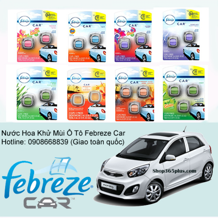 Nước Hoa Ô Tô Febreze Car Đẳng Cấp Mỹ