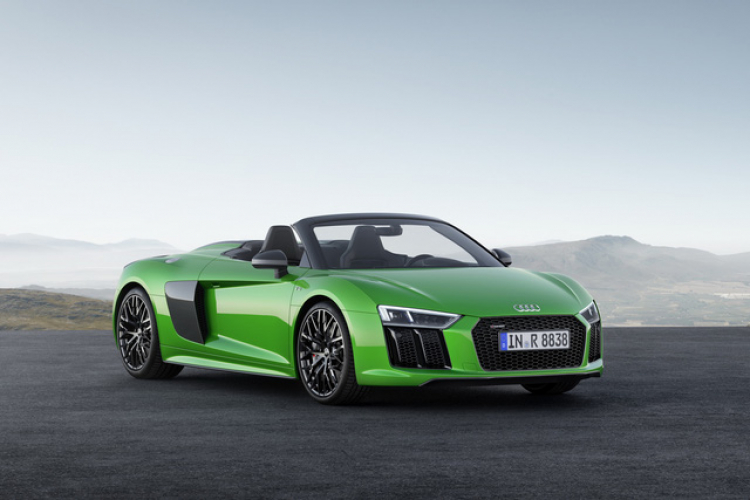 Audi R8 V10 Plus Spyder 2017 lộ diện