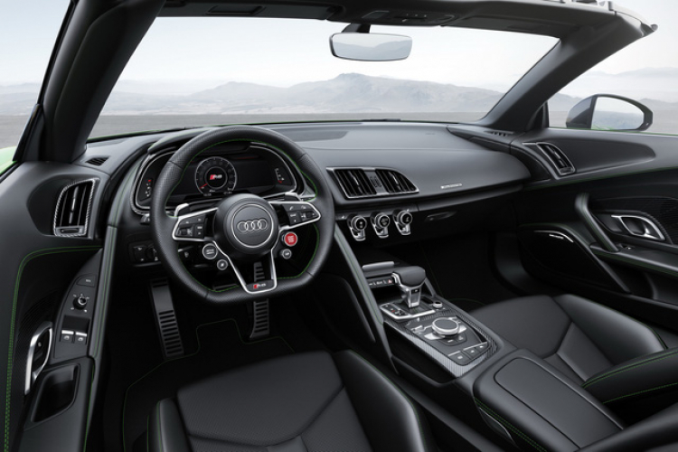 Audi R8 V10 Plus Spyder 2017 lộ diện