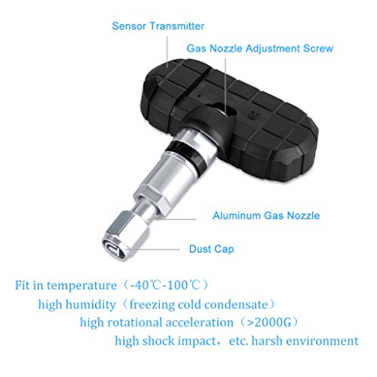 review bộ cảm biến áp suất lốp TPMS cho xe Honda