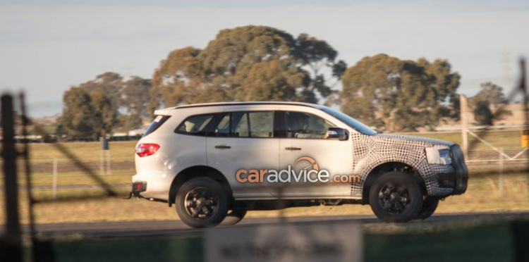 Hình ảnh mới về Ford Ranger 2018 và Ford Everest 2018 đang được thử nghiệm tại Úc