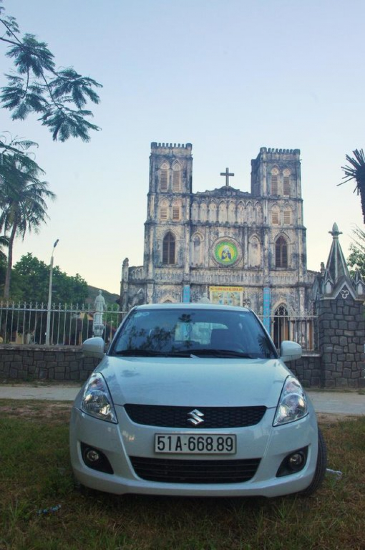 Chuyến du lịch SG-Phú Yên bằng Suzuki Swift.