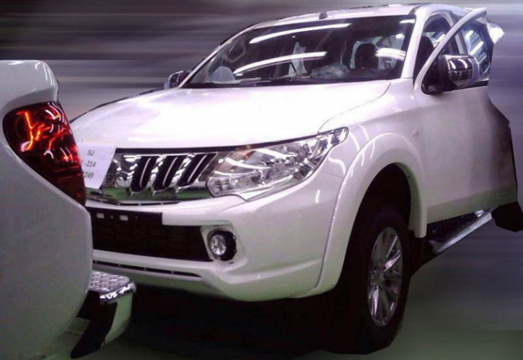 Rò rỉ ảnh Mitsubishi Triton 2015 Rò rỉ ảnh Mitsubishi Triton 2015