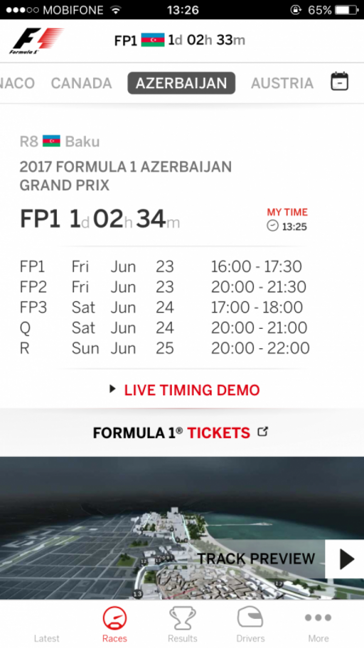 F1 2017 R8/20 Azerbaijan (Baku)