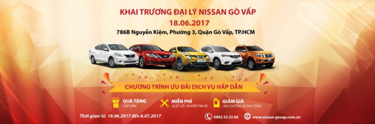 NISSAN GÒ VẤP - KHUYẾN MÃI KHAI TRƯƠNG