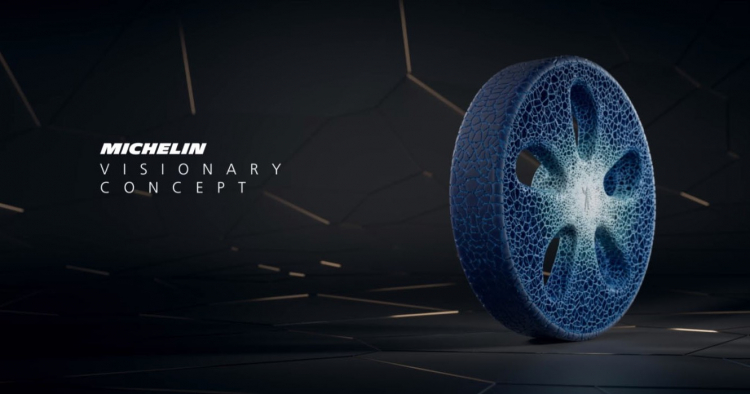 Michelin Visionary Concept - Lốp xe in 3D thay đổi hoa lốp theo điều kiện hoạt động