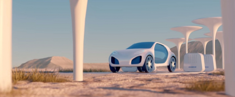 Michelin Visionary Concept - Lốp xe in 3D thay đổi hoa lốp theo điều kiện hoạt động