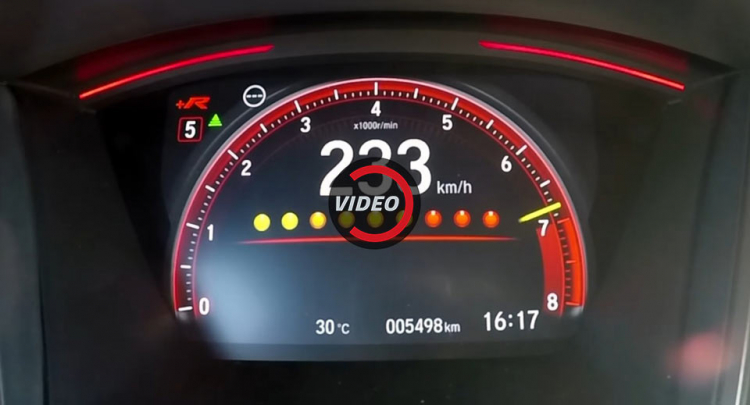 [Video] Xem Honda Civic Type R tăng tốc từ 0-233 km/h