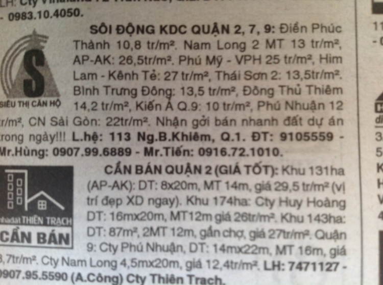 Đất nền tại Tp.HCM sẽ tiếp tục tăng giá Đất nền tại Tp.HCM sẽ tiếp tục tăng giá