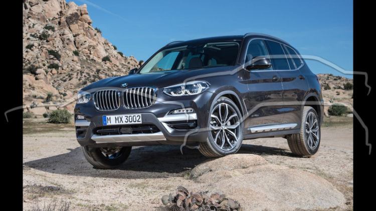 Những hình ảnh đầu tiên của BMW X3 2018 hoàn toàn mới