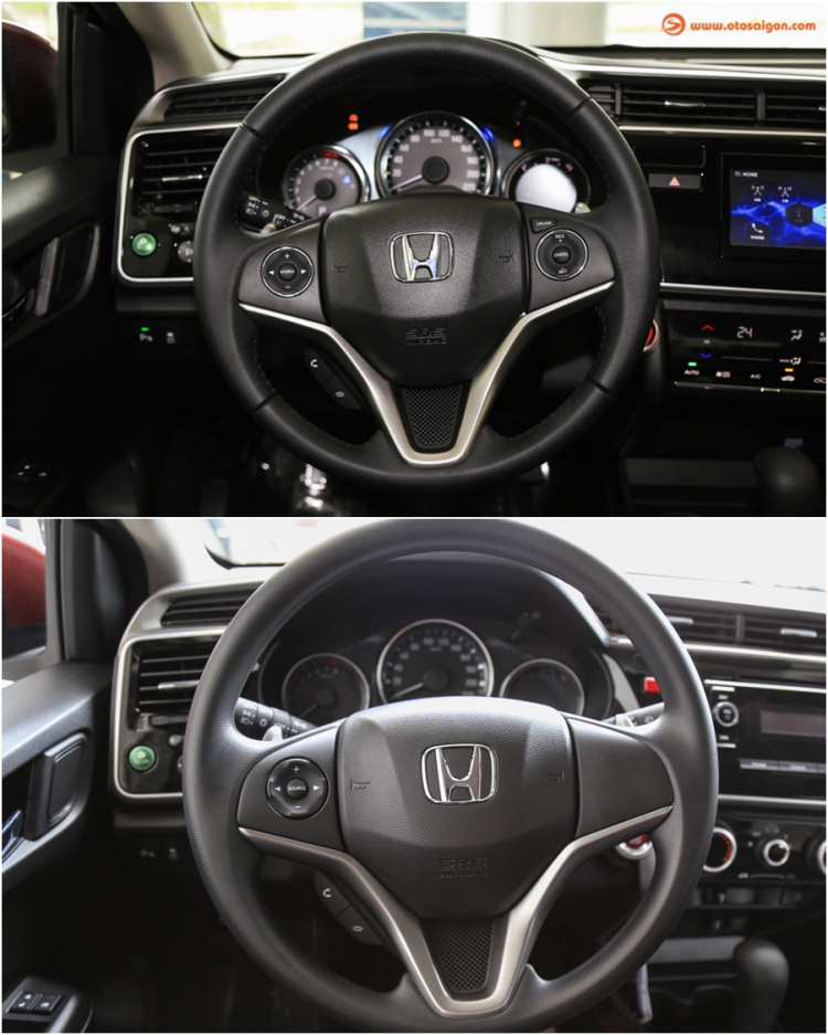 So sánh những khác biệt của Honda City 2016 và City 2017