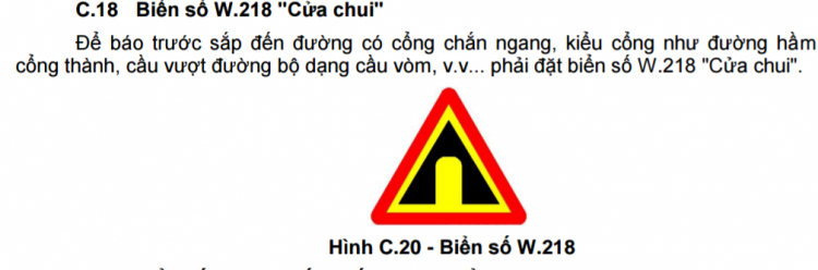 CSGT phạt lỗi không mở đèn khi qua biển W.240 (đường hầm) ???